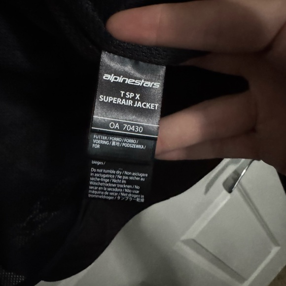 Alpinestars Red and Black Riding Jacket - Picture 4 of 6